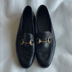Gucci Men's Horsebit Black Leather Loafers